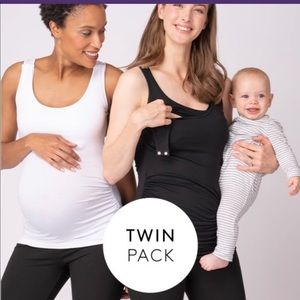 4 seraphine maternity nursing tank tops